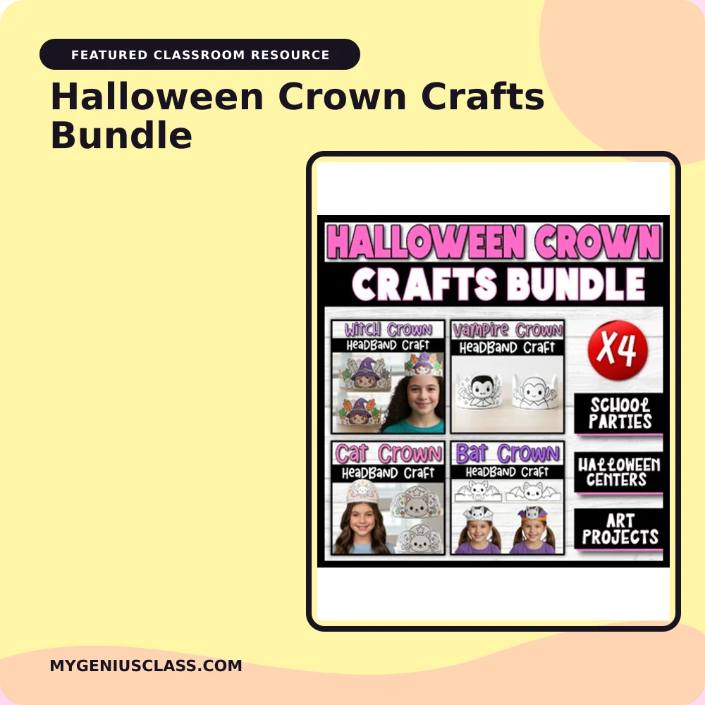 Halloween Crown Crafts Bundle product preview