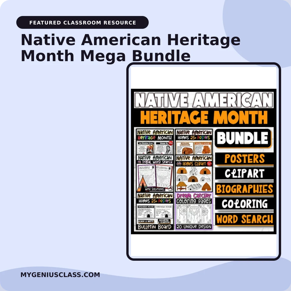 Native American Heritage Month Mega Bundle product preview