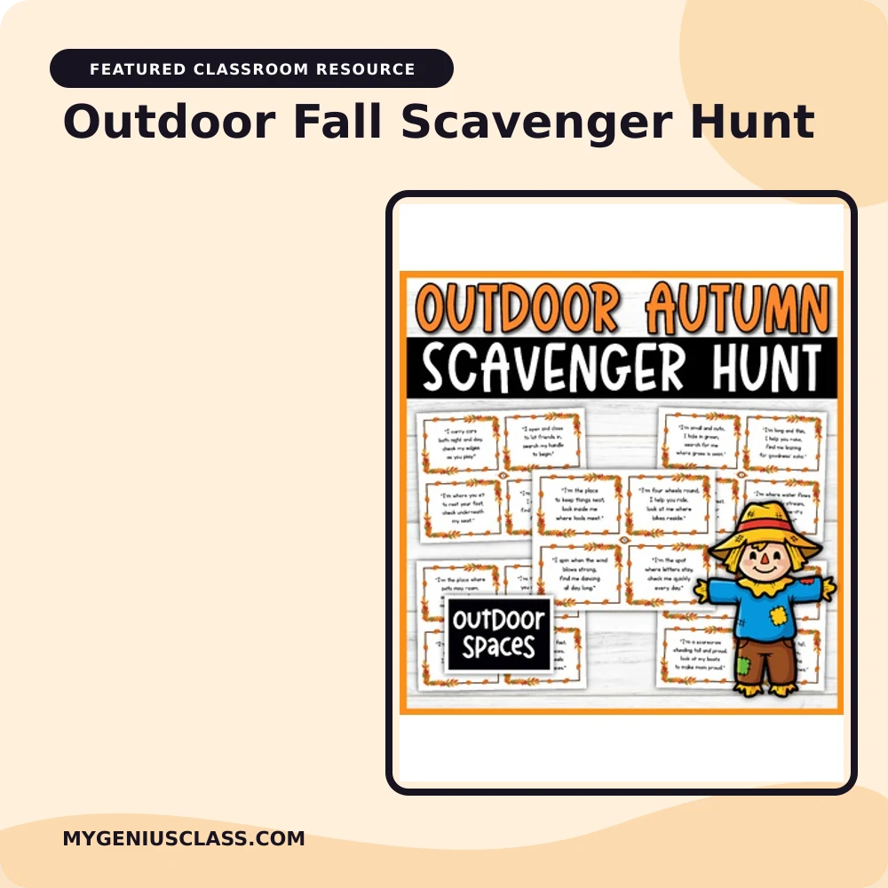 Outdoor Fall Scavenger Hunt product preview